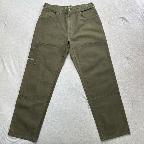 Arborwear Work Pants 34X30 Double Knee Canvas Tree Climber Green - Picture 1 of 8